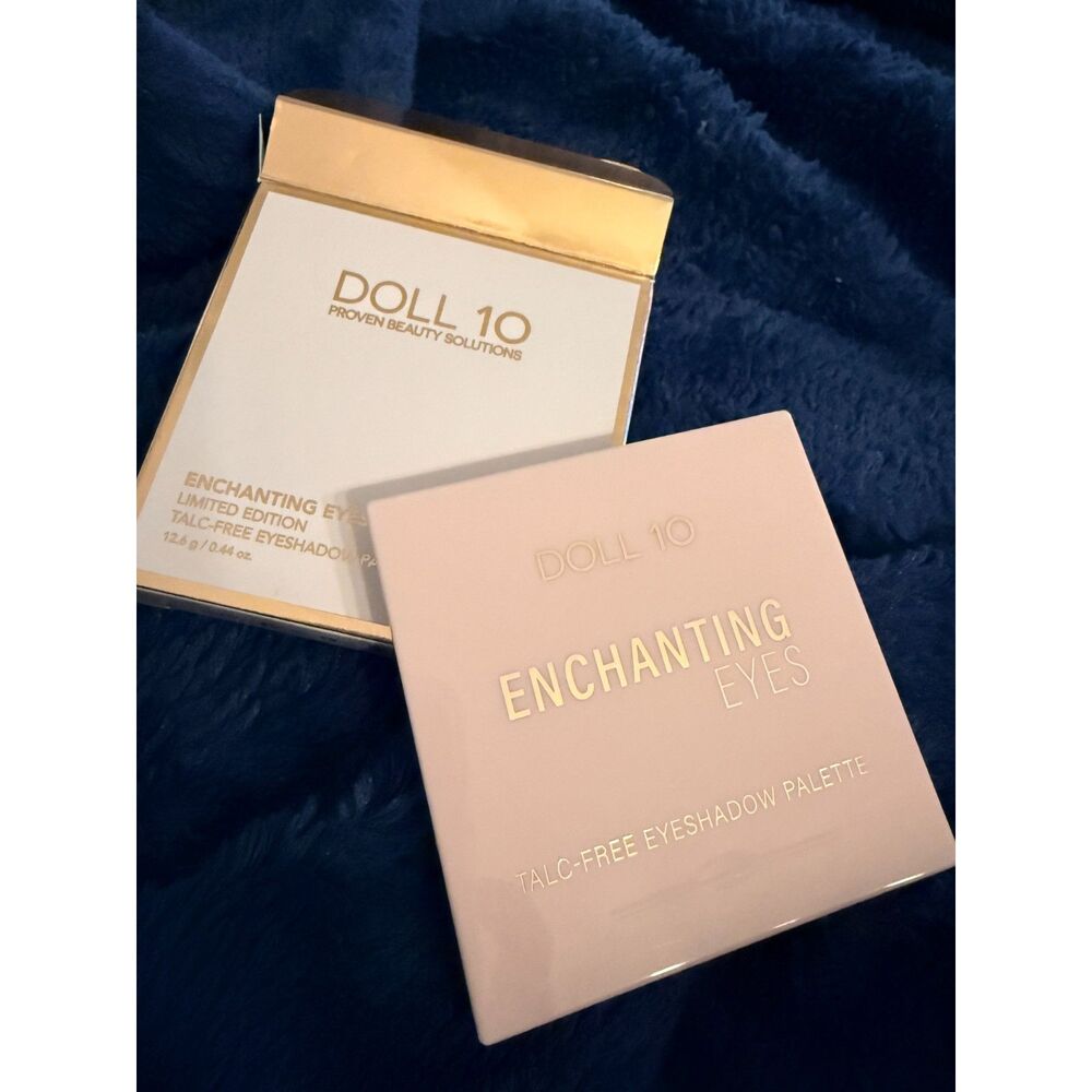 NIB Doll 10 Enchanting Eyes Limited Edition Talc Free Eyeshadow Palette